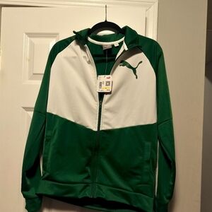 Puma Men's Green and White Outfit